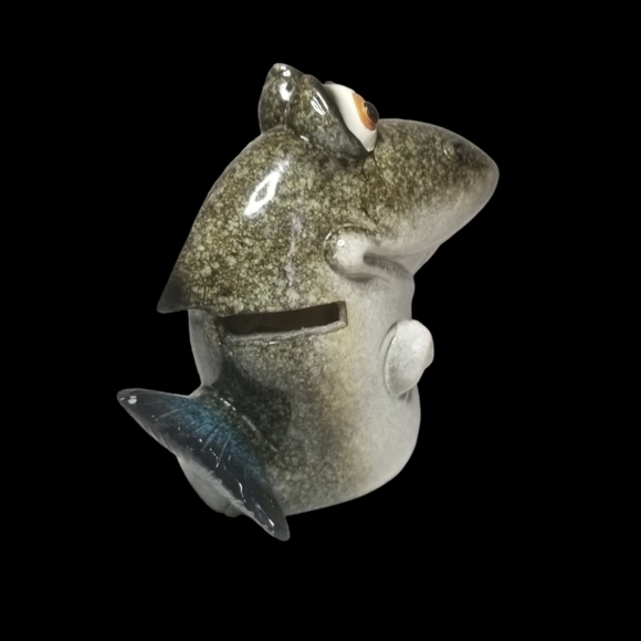 Ceramic Shark Coin Bank - Picture 5 of 10